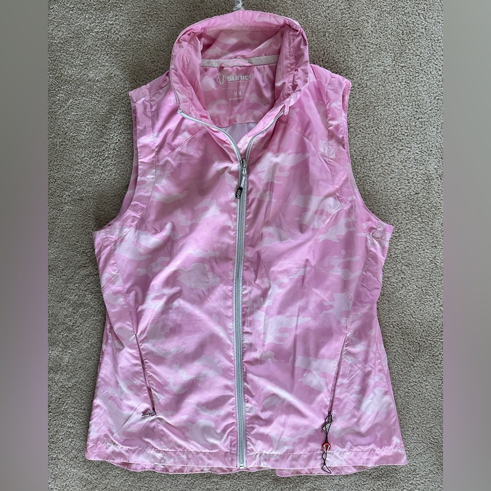 Sunice Light Pink Camouflage Vest
